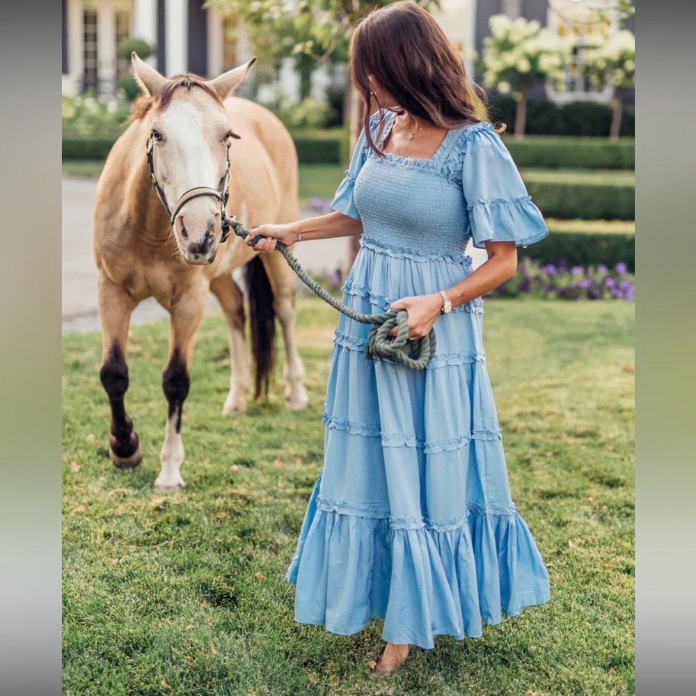 JessaKae Senna Dress in Blue Size Medium